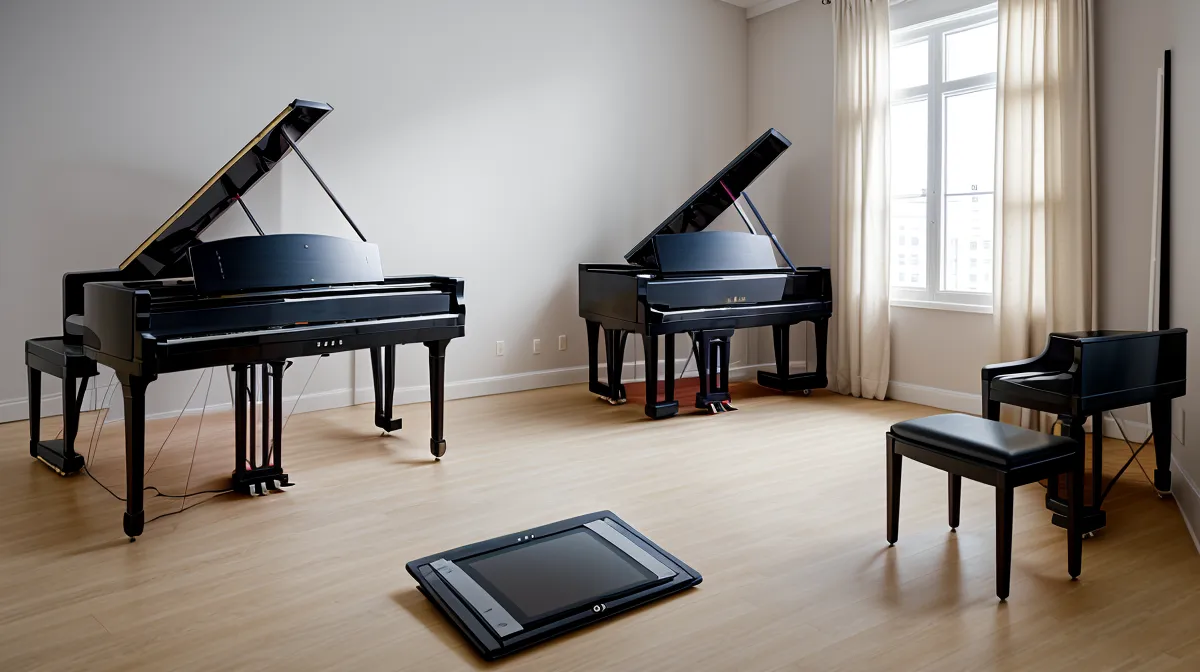 Keyboard X Interface Test: aufgeräumte Benutzeroberfläche für erwachsene Anfänger beim Klavier lernen online