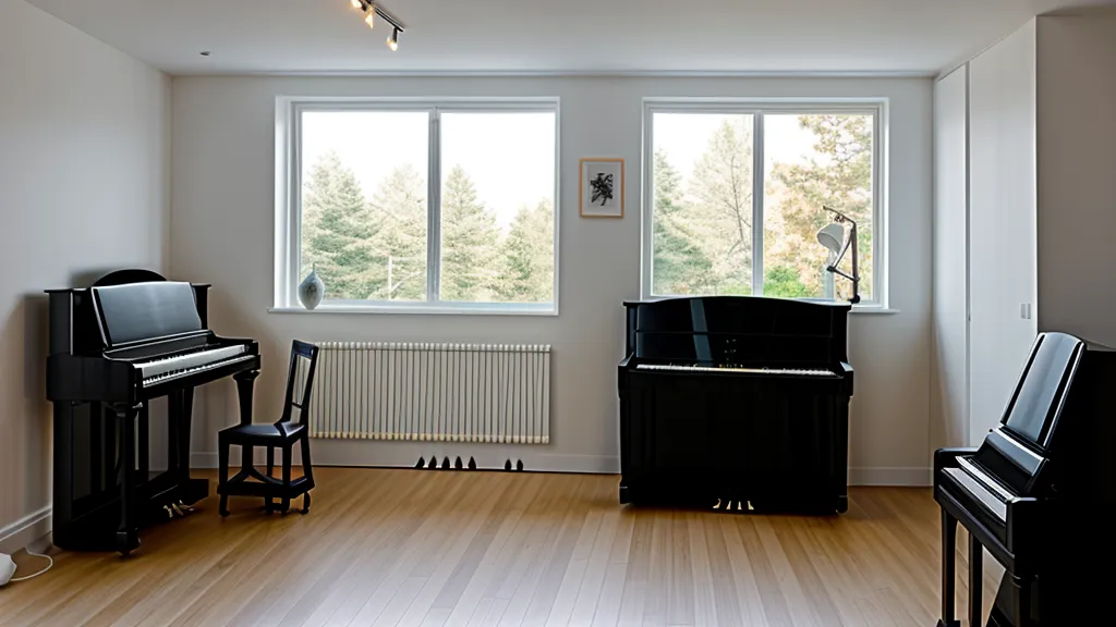 Hände beim Üben am Digitalpiano mit ausgedruckten Noten von meineMusikschule