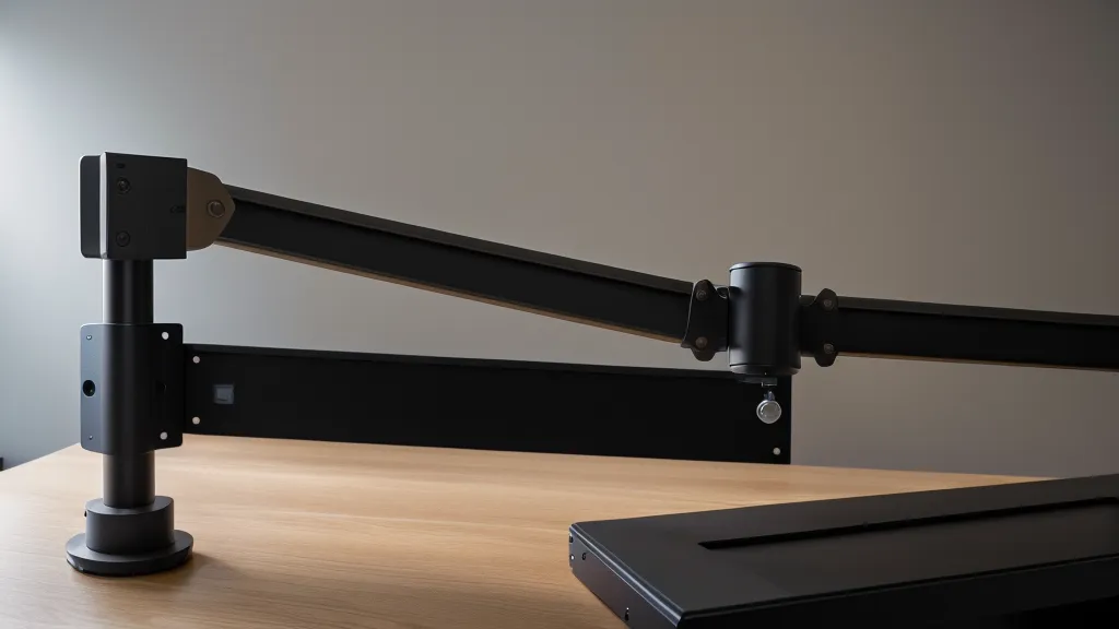 VESA-Monitorhalterung als Digitalpiano-Zubehör für mehr Ergonomie am Klavier beim Üben